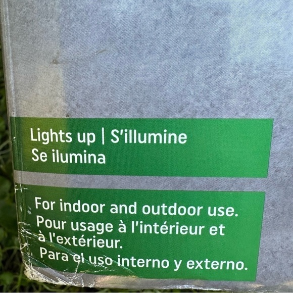 Gemmy Airblown Christmas Inflatable Santa Reindeer Lights Bulbs 9 ft Lighted - Picture 13 of 14